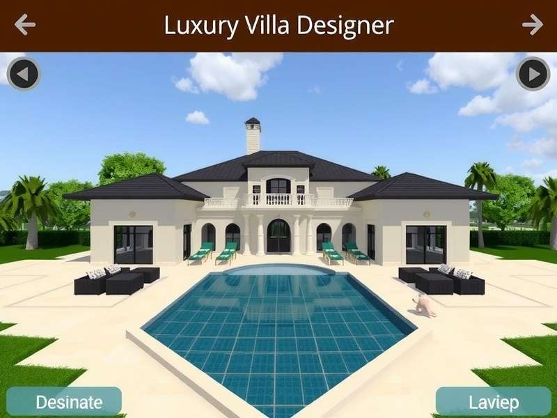Luxury Villa Designer Game Screenshot